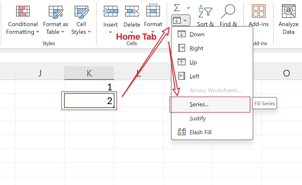 Quick Filling Data by Specifying Fill Quantity