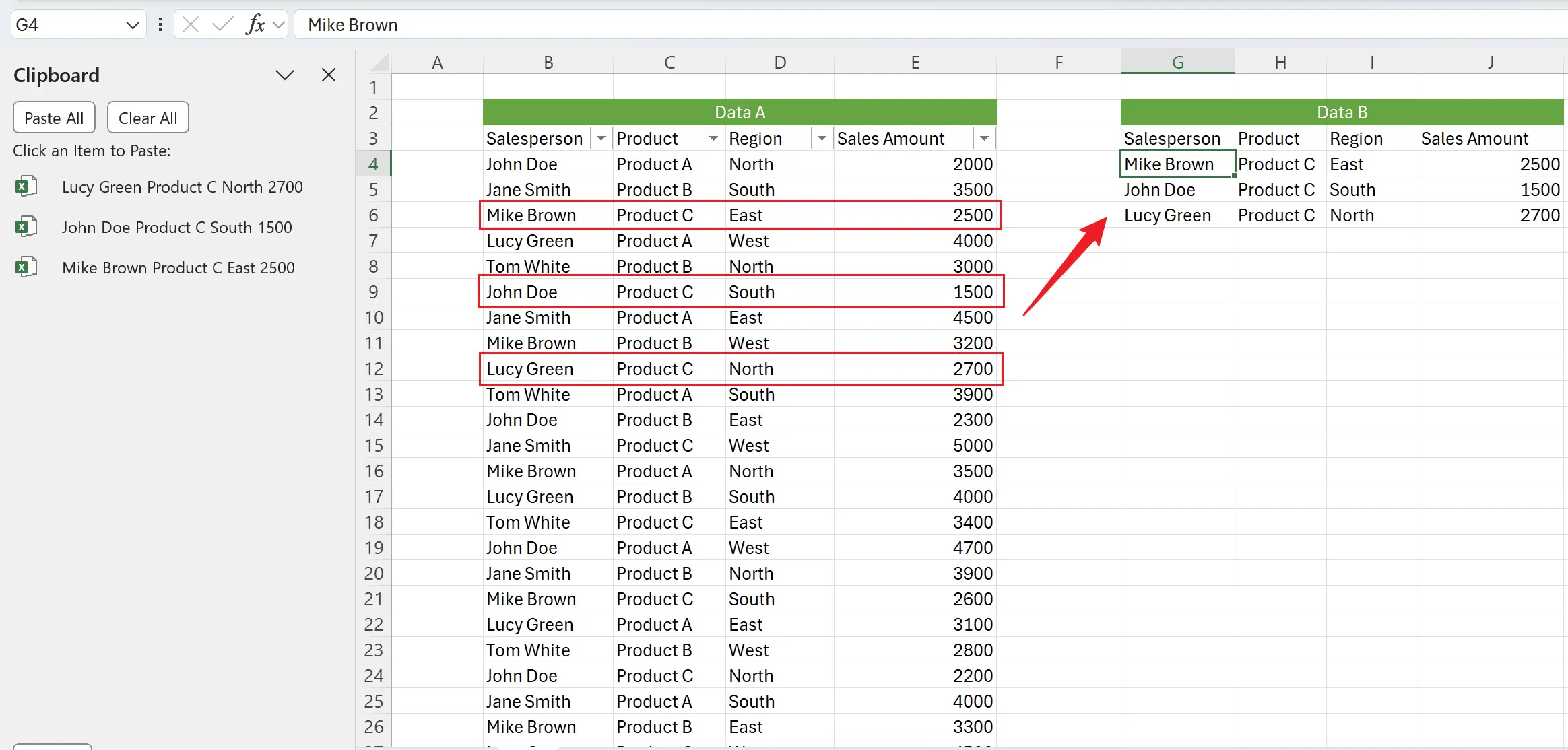 Use the Clipboard to Accelerate Data Copying